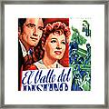 Greer Garson And Gregory Peck In The Valley Of Decision -1945-, Directed By Tay Garnett. #1 Framed Print