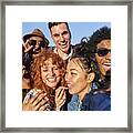 Group Of Friends Having Fun #1 Framed Print