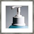 Hand Sanitizer In Pump Bottle #1 Framed Print