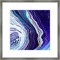 Here And There - Colorful Abstract Contemporary Acrylic Painting #1 Framed Print