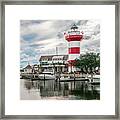 Hilton Head Island South Carolina Harbour Town Beautiful Lighthouse #2 Framed Print