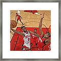 Houston Rockets V Chicago Bulls Framed Print