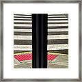 Intersection Of Real And Reflection #1 Framed Print