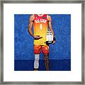 Jayson Tatum And Kobe Bryant Framed Print