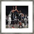 Kevin Durant And James Harden #1 Framed Print