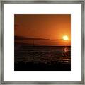 Lahaina Sunset 002 Framed Print