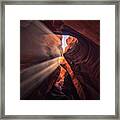 Light In The Canyon #1 Framed Print