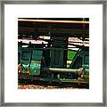Railroad Machinery - Shay Steam Locomotive Gear Drive Framed Print