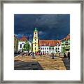 Main Square In The Old Town Of Bratislava, Slovakia #1 Framed Print