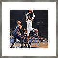 Memphis Grizzlies V New York Knicks #1 Framed Print