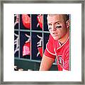 Mike Trout #1 Framed Print