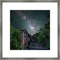 Milky Way At The Mill #2 Framed Print