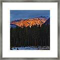 Mountain Light At Sunrise #1 Framed Print