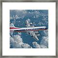 National Airlines Lockheed Electra Framed Print
