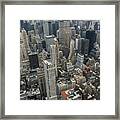 New York City Aerial Views #1 Framed Print