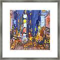 Nyc Times Square #1 Framed Print