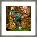 Nymphs Finding The Head Of Orpheus - 1905 Framed Print