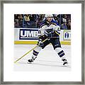 Oilers V Blues  #1 Framed Print