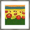 Painted Valley No 3 Framed Print