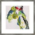 Parrot Portrait Framed Print