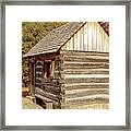 Pioneer Log Cabin  #1 Framed Print