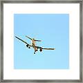 Plane With Landing Gear #1 Framed Print
