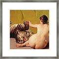 Playing With The Tiger #1 Framed Print