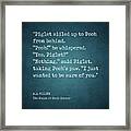Pray To What Earth - Henry David Thoreau Poem - Literature - Typewriter Print #1 Framed Print