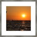 Red Sea Sunset Framed Print