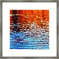 River In Autumn Framed Print