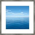 Sea With Cloud #1 Framed Print