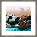 Social Distancing During Covid-19 Pandemic #1 Framed Print