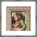 St. John Of Patmos Framed Print