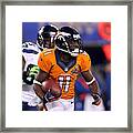 Super Bowl Xlviii - Seattle Seahawks V Denver Broncos #1 Framed Print