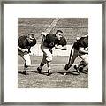 The 1961 Chicago Bears Offensive Line #1 Framed Print