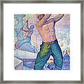 The Demolisher By Paul Signac Framed Print