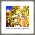 The Lagoon, France Pavilion, Epcot, Walt Disney World #1 Framed Print