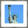 The Statue Of Liberty In New York #1 Framed Print