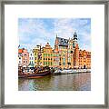 The Waterfront Area Of Gdansk #1 Framed Print