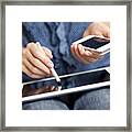 Touching Screen Tablet Pc #1 Framed Print