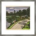 The Trail Around The Lake Framed Print