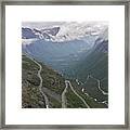 Trollstigen Road Norway #2 Framed Print