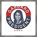 Tulsi Gabbard For President 2020 #1 Framed Print