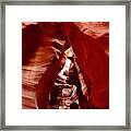 The Lions Head Rock Formation - Upper Antelope Framed Print