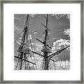 Uss Constitution Masts 2 Framed Print