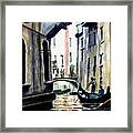 Venice Canal Framed Print