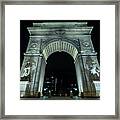 Washington Square Arch The North Face Framed Print