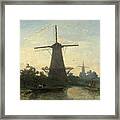 Windmills Near Rotterdam #2 Framed Print