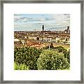 Panorama Of Firenze #10 Framed Print