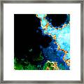 100 Starry Nebulas In Space Abstract Digital Painting 040 Framed Print